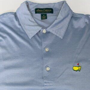 Amen Corner Blue & White M Polo - EUC